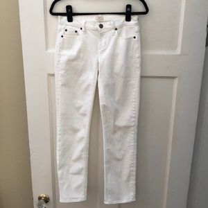 JCREW 26 Short White Jeans